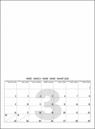 MINI WHITE BLANKOKALENDER DIY BASTEL SELBSTGESTALTEN